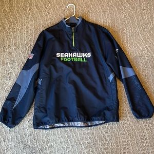 Men’s Seahawks 1/4 Zip Shell Top M-L